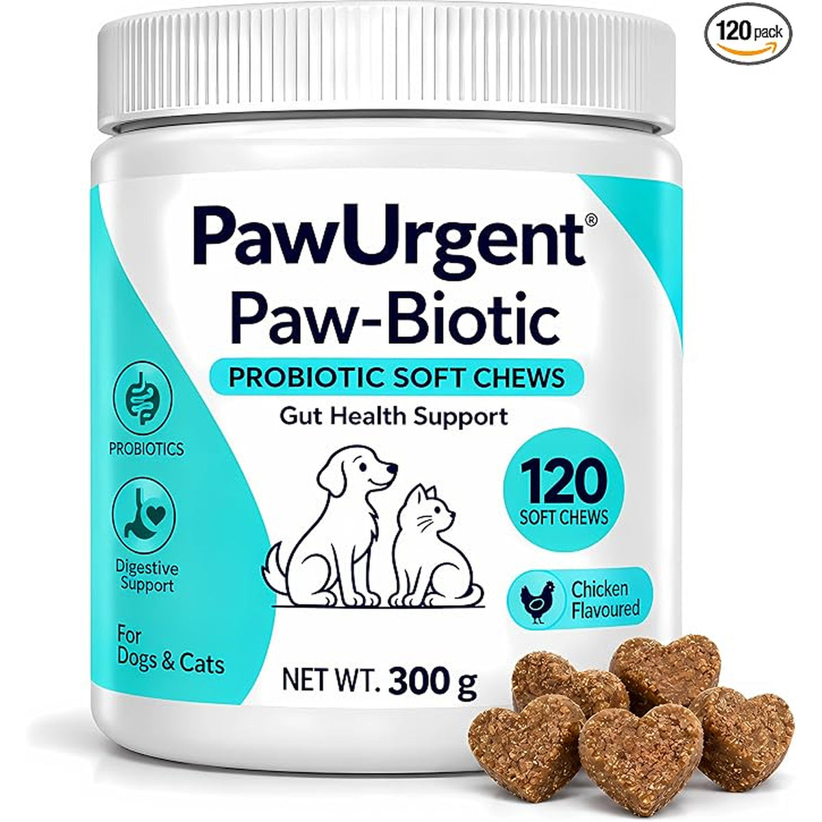 PawUrgent Paw-Biotic Probiotic Soft Chews