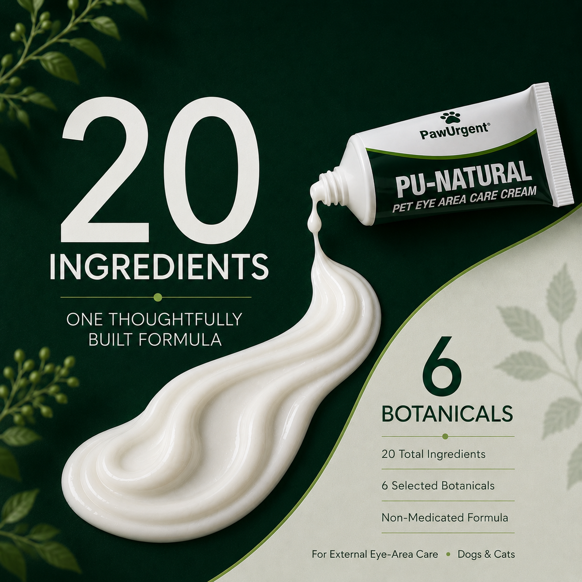 PU-Natural Pet Eye-Area Care Cream