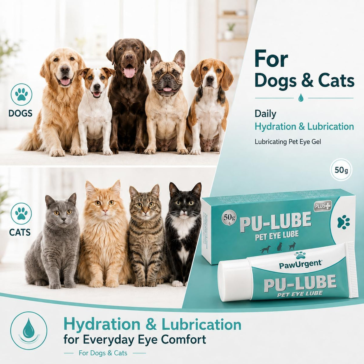 PU-Lube Pet Eye Lubricating Gel