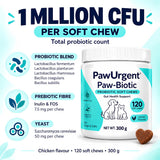 PawUrgent Paw-Biotic Probiotic Soft Chews