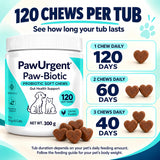 PawUrgent Paw-Biotic Probiotic Soft Chews