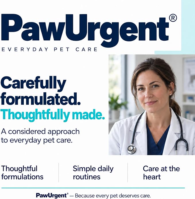 PawUrgent everyday pet care: thoughtful formulations and simple daily routines